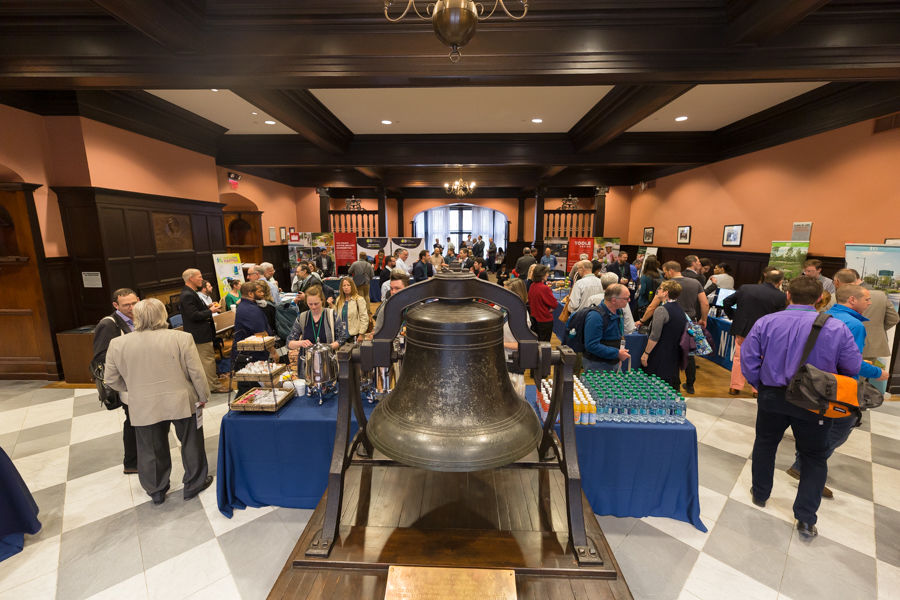 Starting the day in the handsome Houston Hall on the campus of University of Pennsylvania