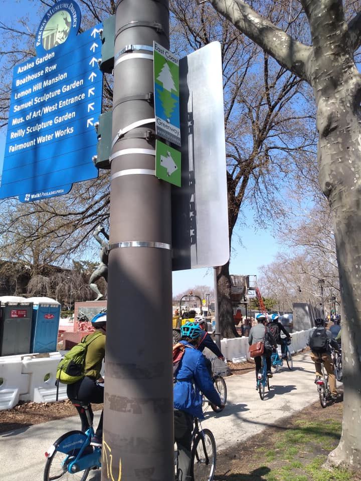 Saturday's City of Neighborhoods tour led by Better Bike Share Partnership Philadelphia’s Brenda Hernandez-Torres and Waffiyyah Murray